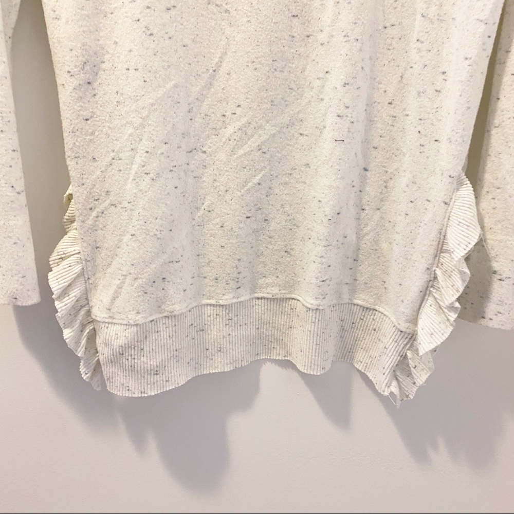 Anthropologie Postmark Side Split Ruffle Sweater - image 6